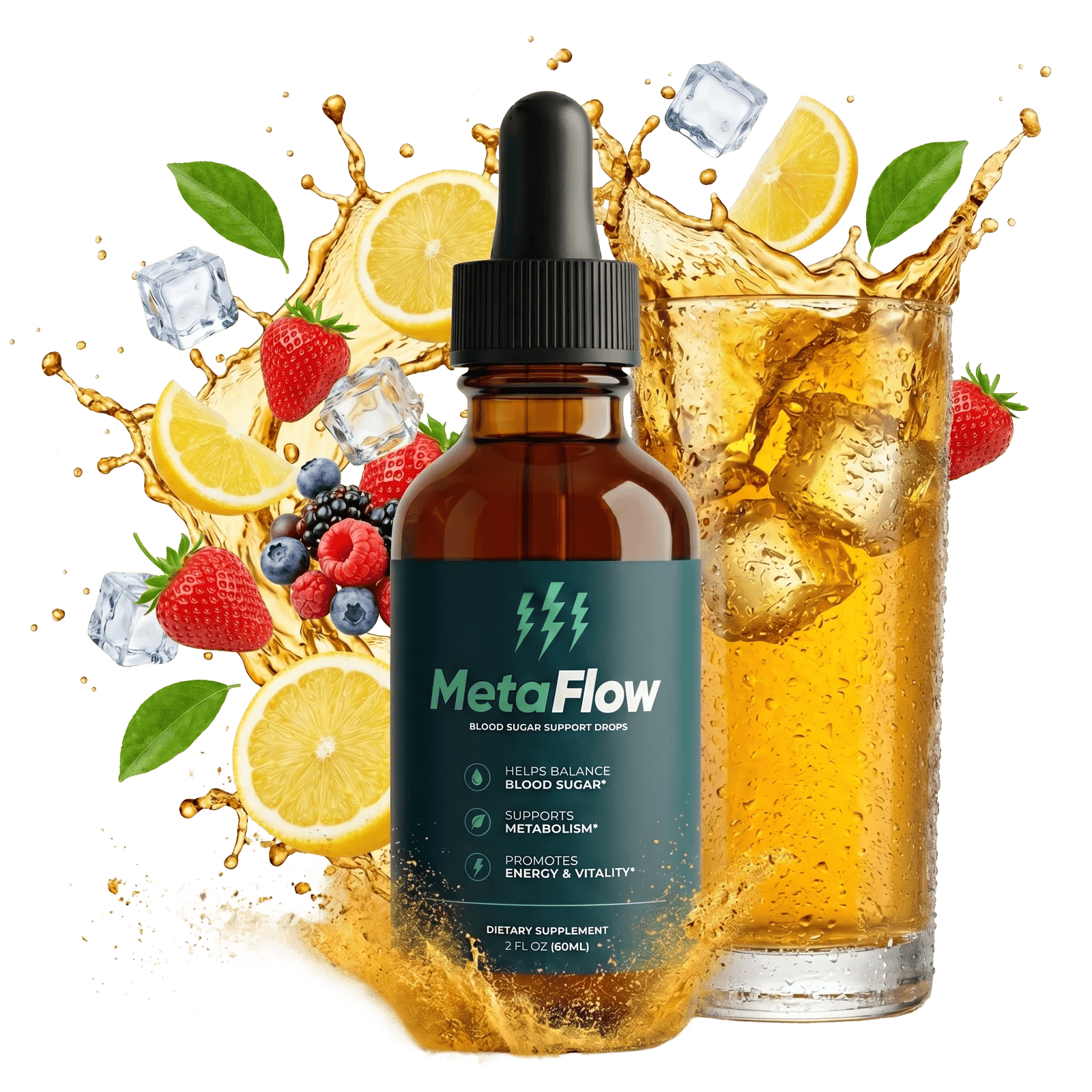 MetaFlow Blood Sugar Support bottle